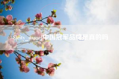 大竹中国冠军品牌是真的吗