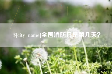 大竹全国消防日是第几天？