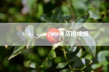 大竹5000米及格成绩