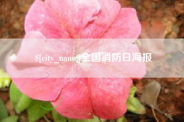 大竹全国消防日海报