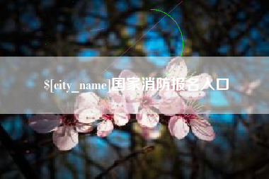 大竹国家消防报名入口