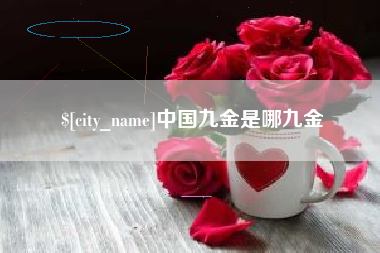 大竹中国九金是哪九金