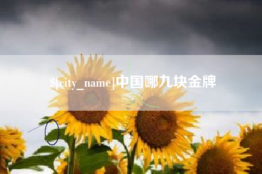 大竹中国哪九块金牌
