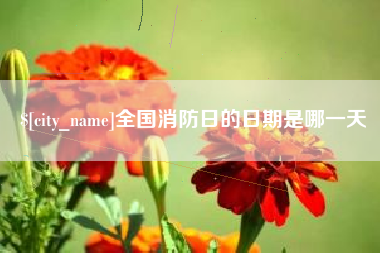 大竹全国消防日的日期是哪一天