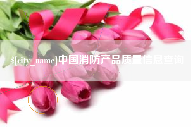 大竹中国消防产品质量信息查询