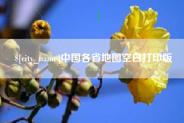 大竹中国各省地图空白打印版