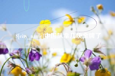 大竹中国队拿几块金牌了