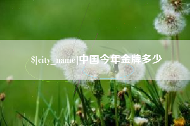 大竹中国今年金牌多少