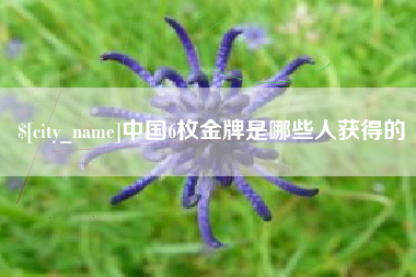 大竹中国6枚金牌是哪些人获得的