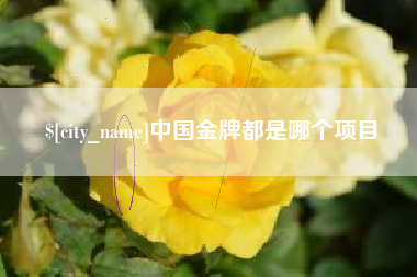 大竹中国金牌都是哪个项目