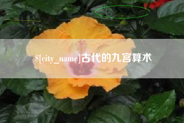 大竹古代的九宫算术