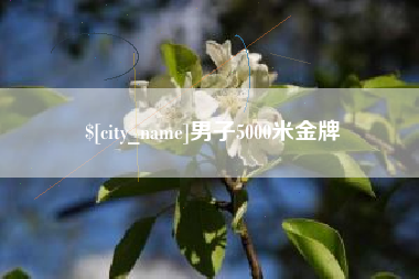 大竹男子5000米金牌