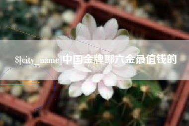 大竹中国金牌哪六金最值钱的