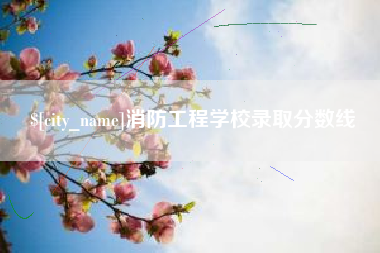 大竹消防工程学校录取分数线