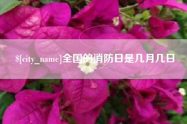 大竹全国的消防日是几月几日