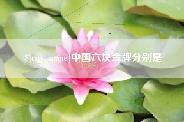 大竹中国六块金牌分别是