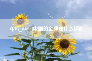 大竹中国的金牌是什么样的