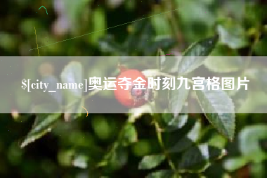 大竹奥运夺金时刻九宫格图片
